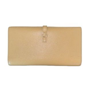CHANEL Vintage Button Long Wallet